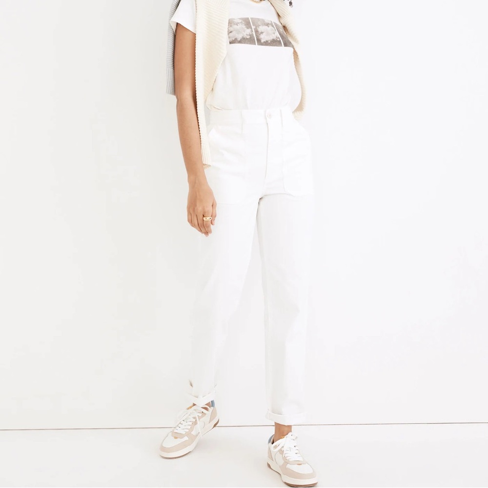 Madewell Perfect Vintage Straight Workwear Pants - size T30 (32” inseam)